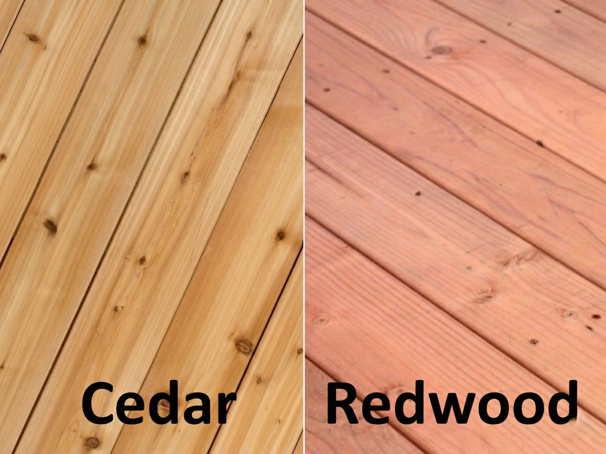 Cedar deck