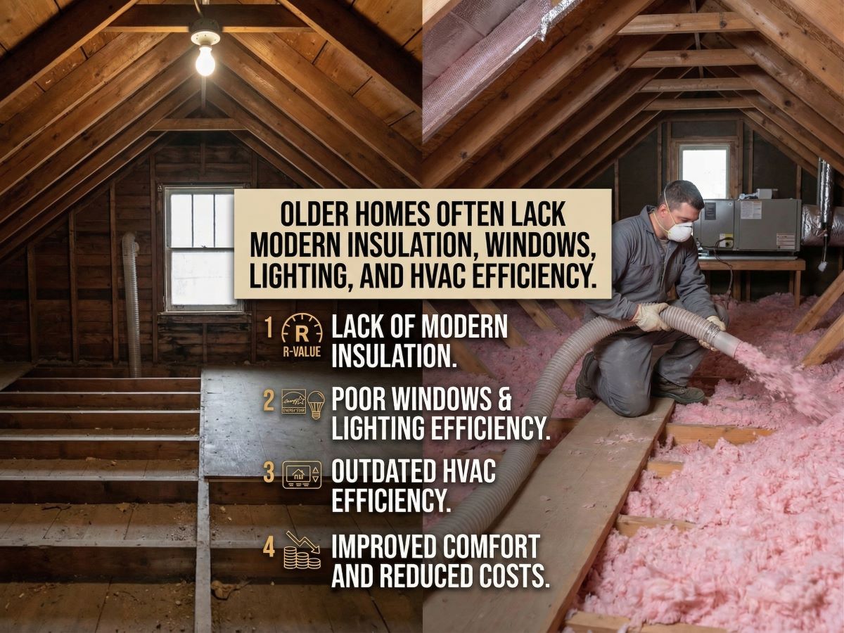 Energy efficient upgrades